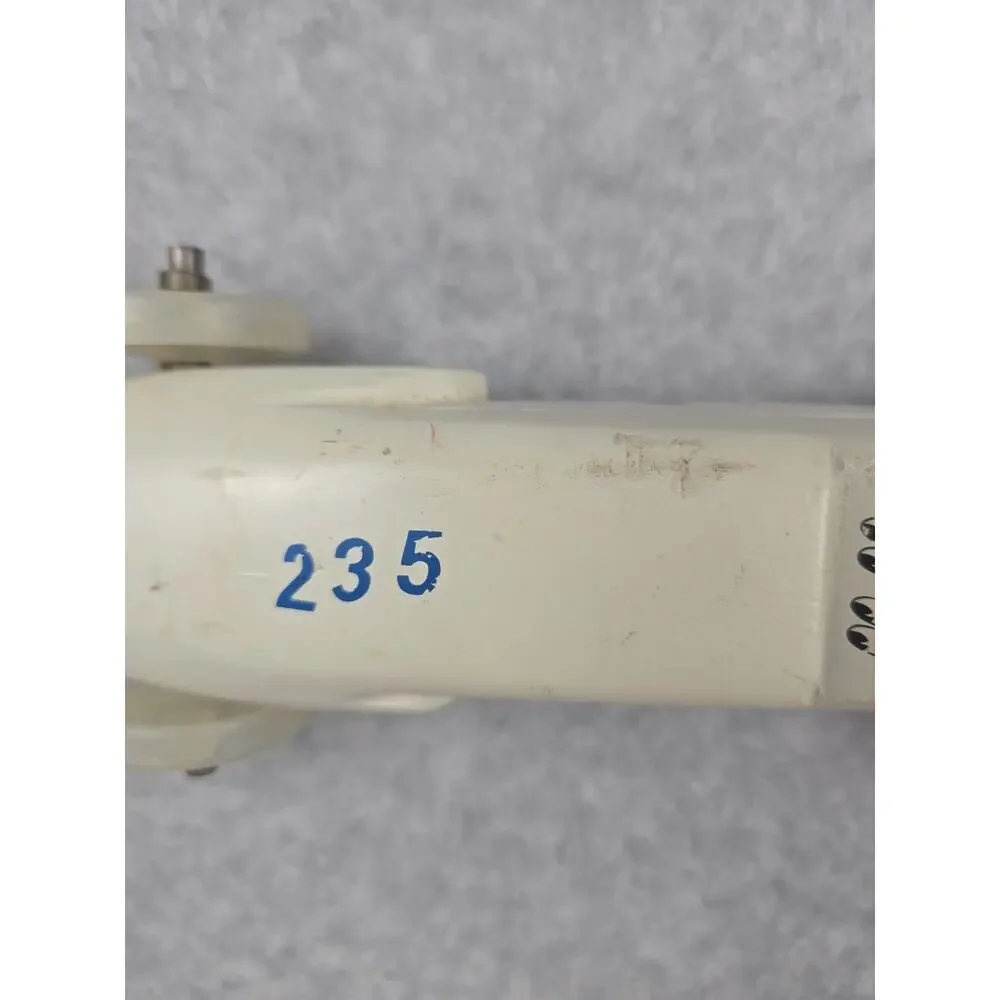 Vintage Pinewood Derby Car Custom White Streamliner Race Car #235 Awana